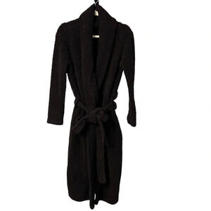 Barefoot Dreams Cozychic Solid Robe Dark Brown 1 Small Fall Winter Loungewear
